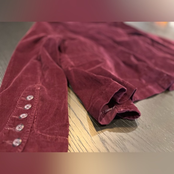 a.n.a A New Approach Red Corduroy Large 3 Button Collared Jacket. Cool Coat - Picture 6 of 6